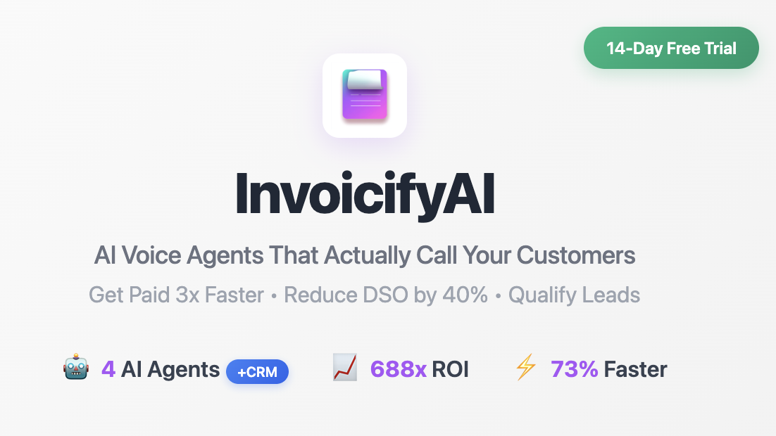 InvoicifyAI — AI Voice Agents + CRM